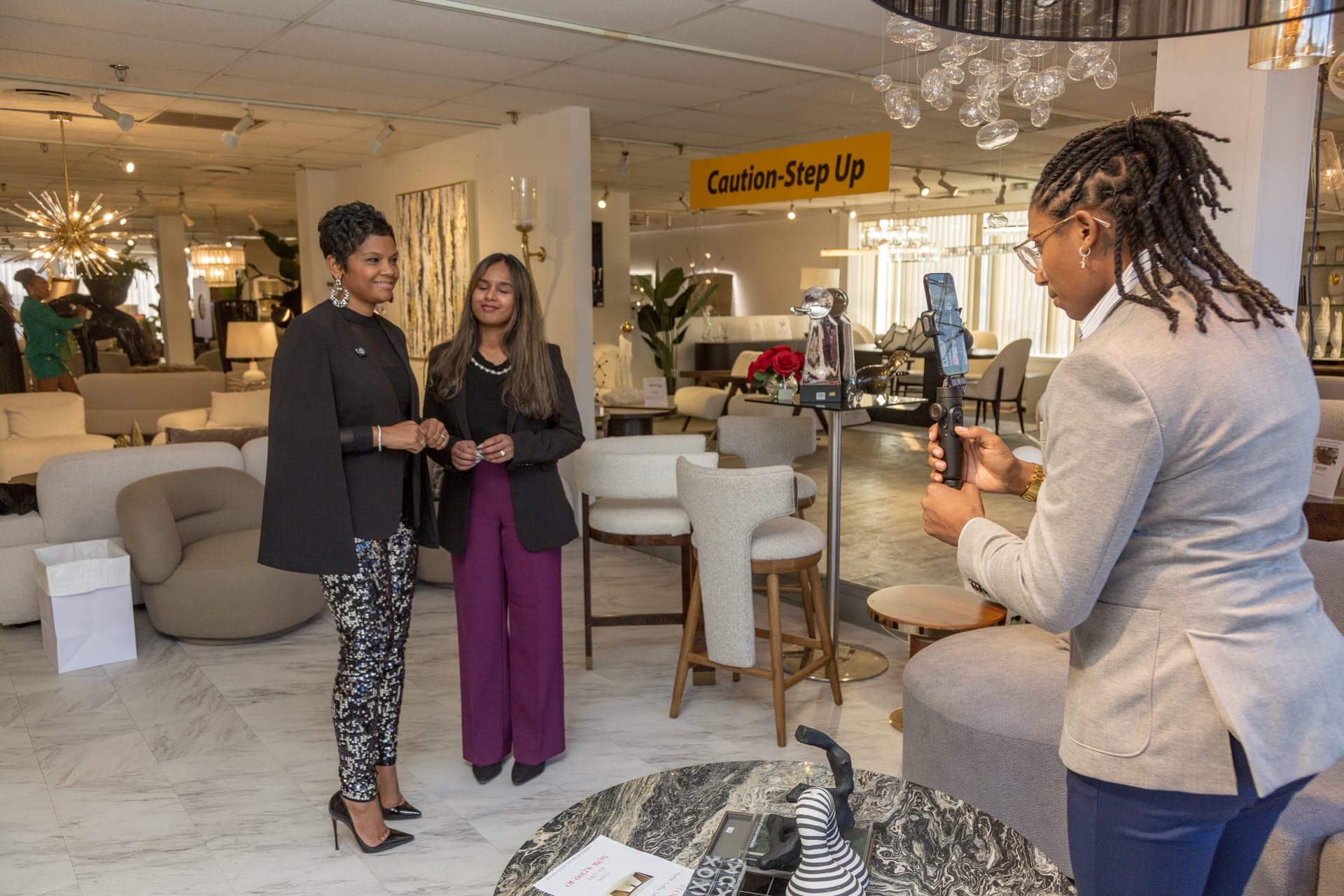 W3 Network team collaborating with women entrepreneurs on brand strategy and content production